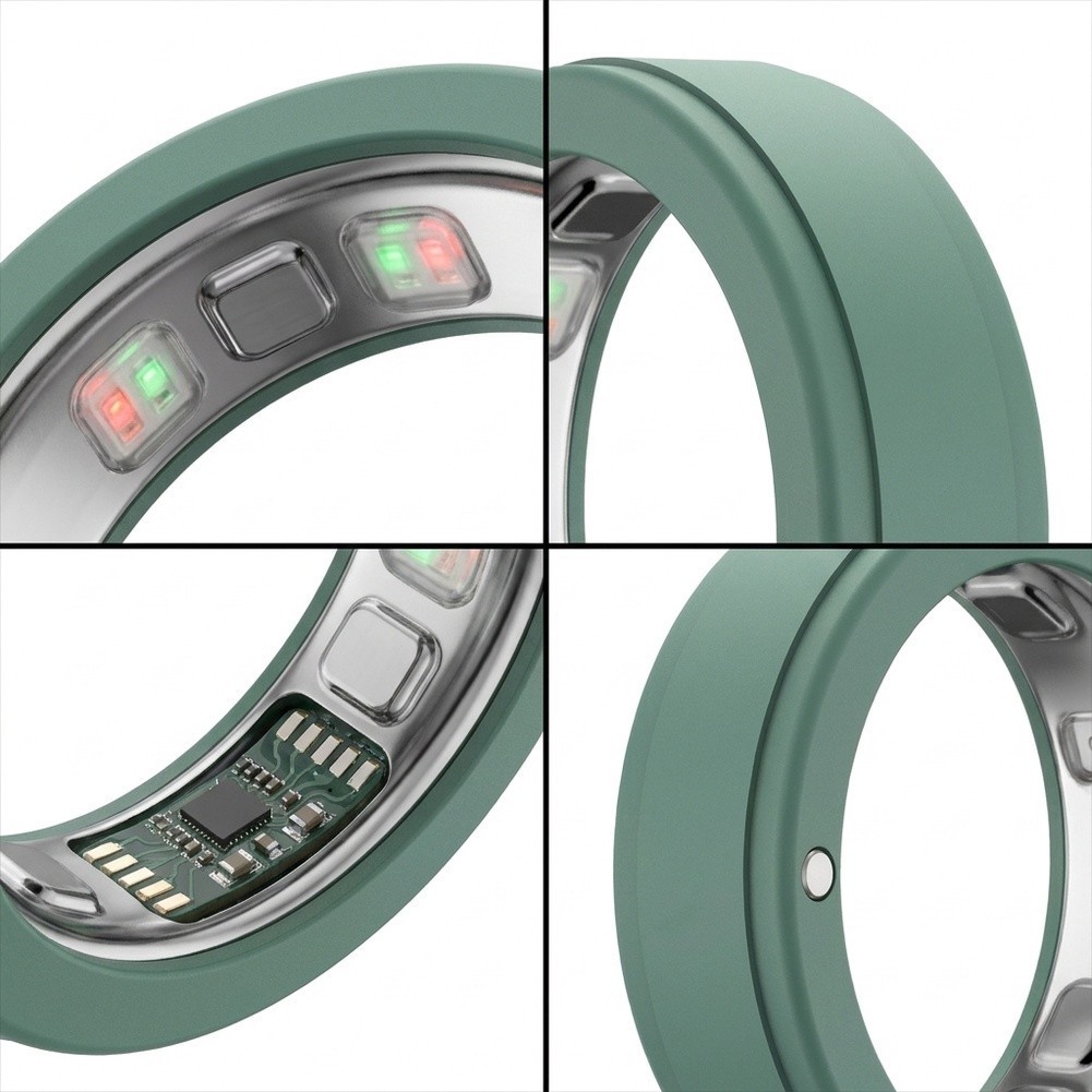 Silicone Case for Oura Ring 5 - Black Green Dark Green Transparent Options