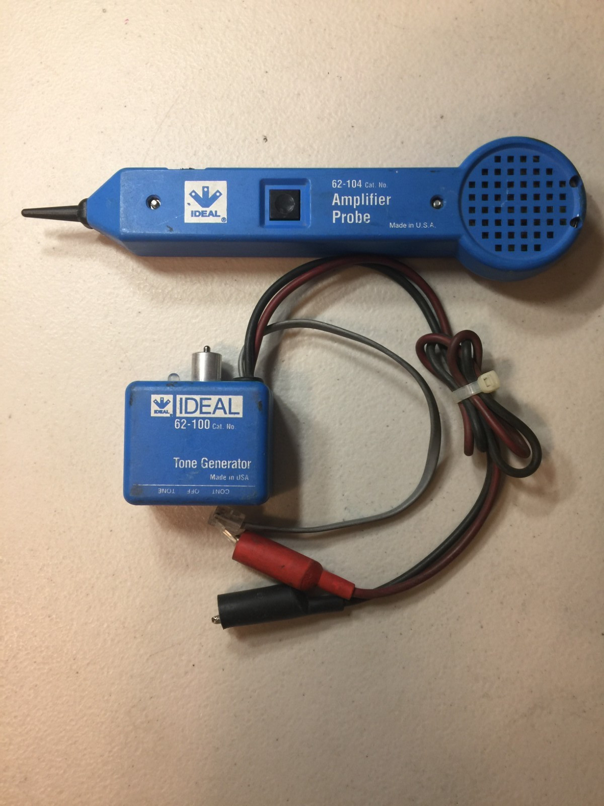 Ideal Amplifier Probe 62-104 Tone Generator 62-100 and 2x 62-096 Modular Testers