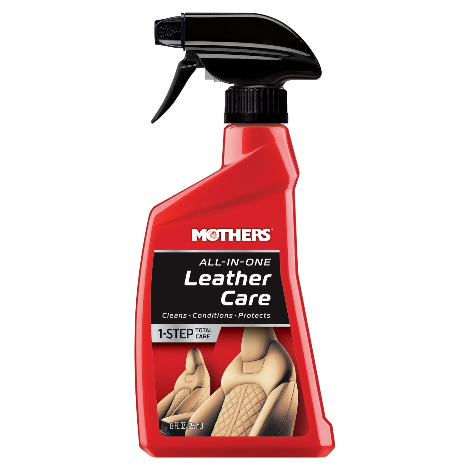 Mothers 06512 All-In-One Leather Care - Protects & Cleans - 12 Oz