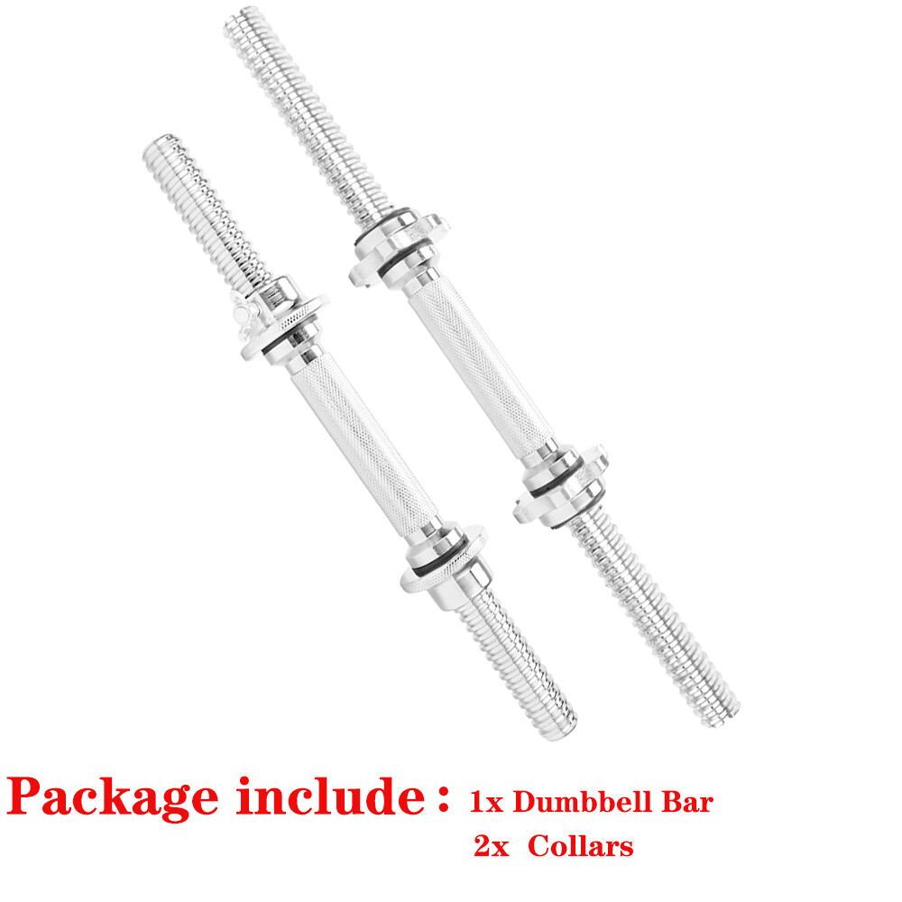 Adjustable Dumbbell Bar Handles 1 Inch Pair Threaded Dumbbell Handles Fits Gym