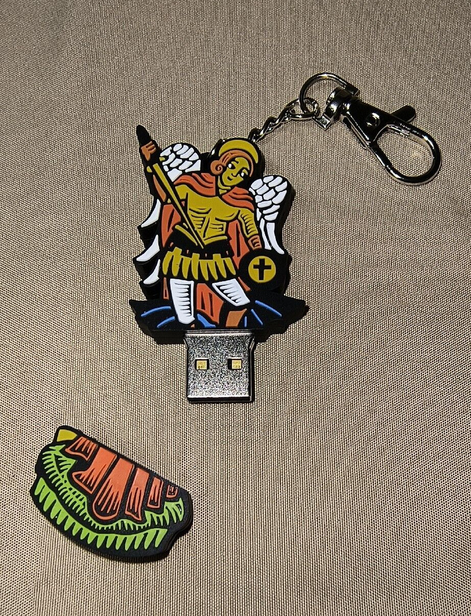 8 GB Saint Michael Durable PVC USB Flash Drive