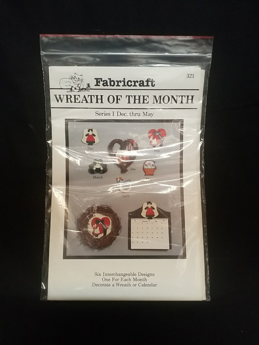 1988 Fabricraft "Wreath of the Month" Series 1 Dec.-May & Series II June-Nov.
