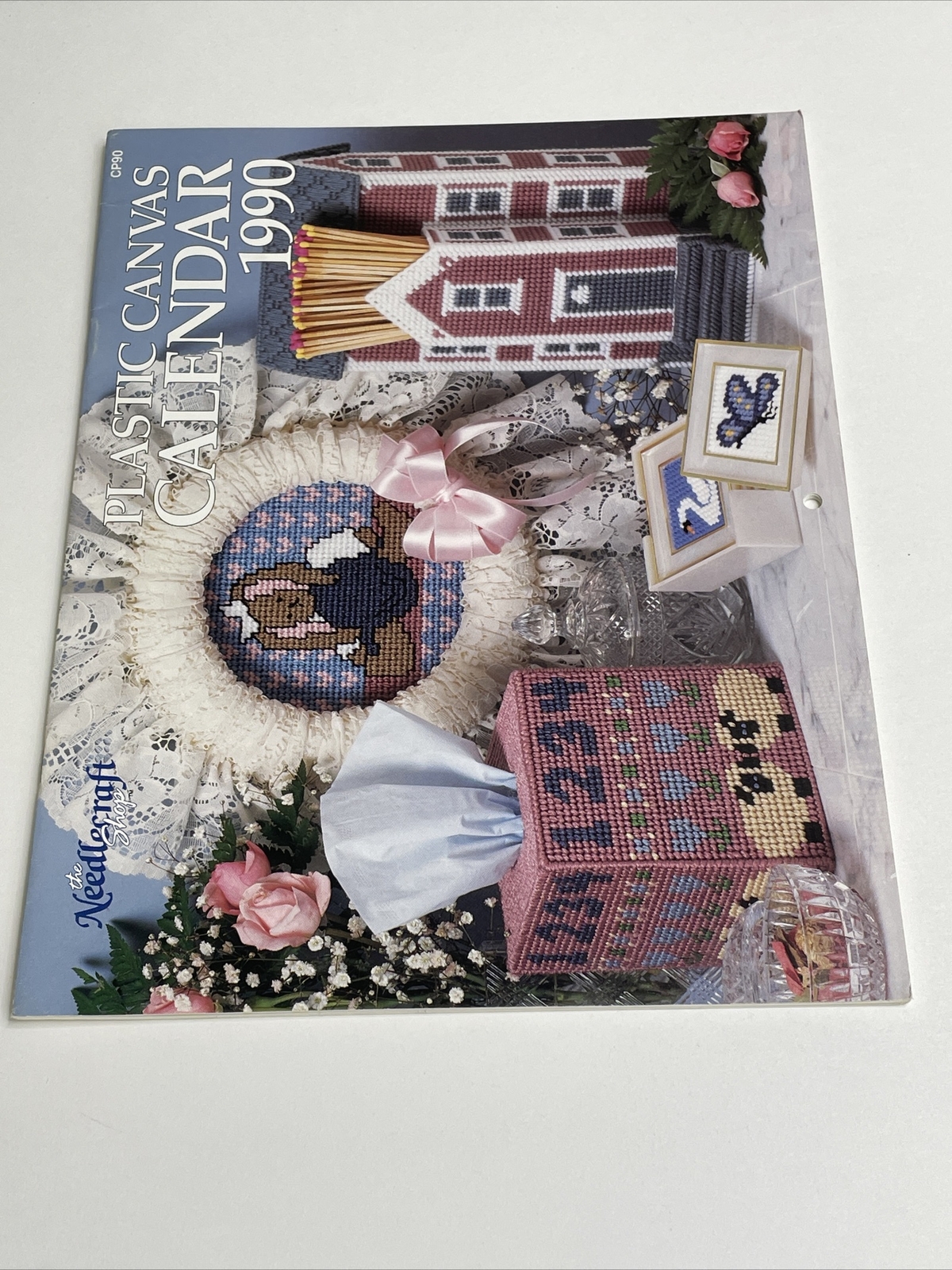 Needlecraft 1990 Plastic Canvas Calendar 12 Designs Pattern