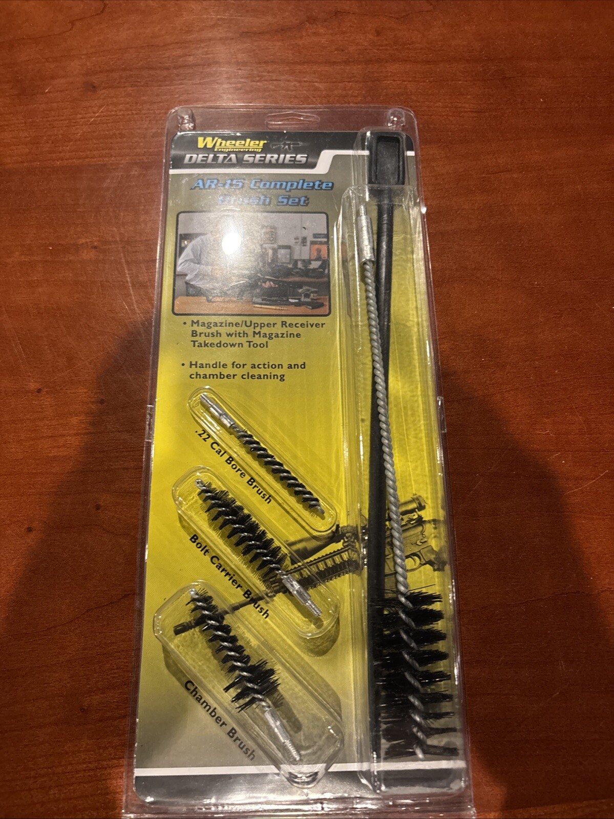 Wheeler 156715 Brush Set 5.56mm Brass Nylon Bristles