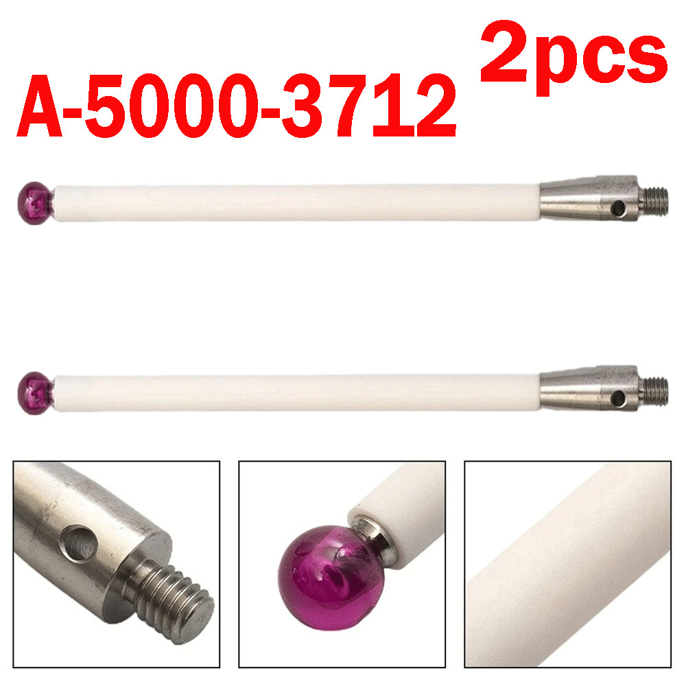 2pcs A-5000-3712 For Renishaw CMM Probe Stylus 100mm/Ceramic Stem 6mm Ball Tip