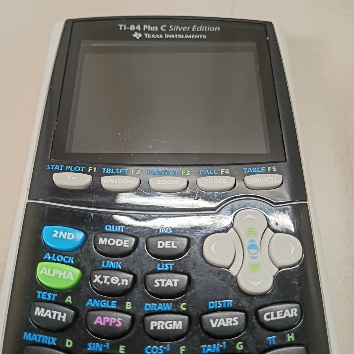 Texas Instruments TI-84 Plus Silver Edition Graphing Calculator TESTED Complete