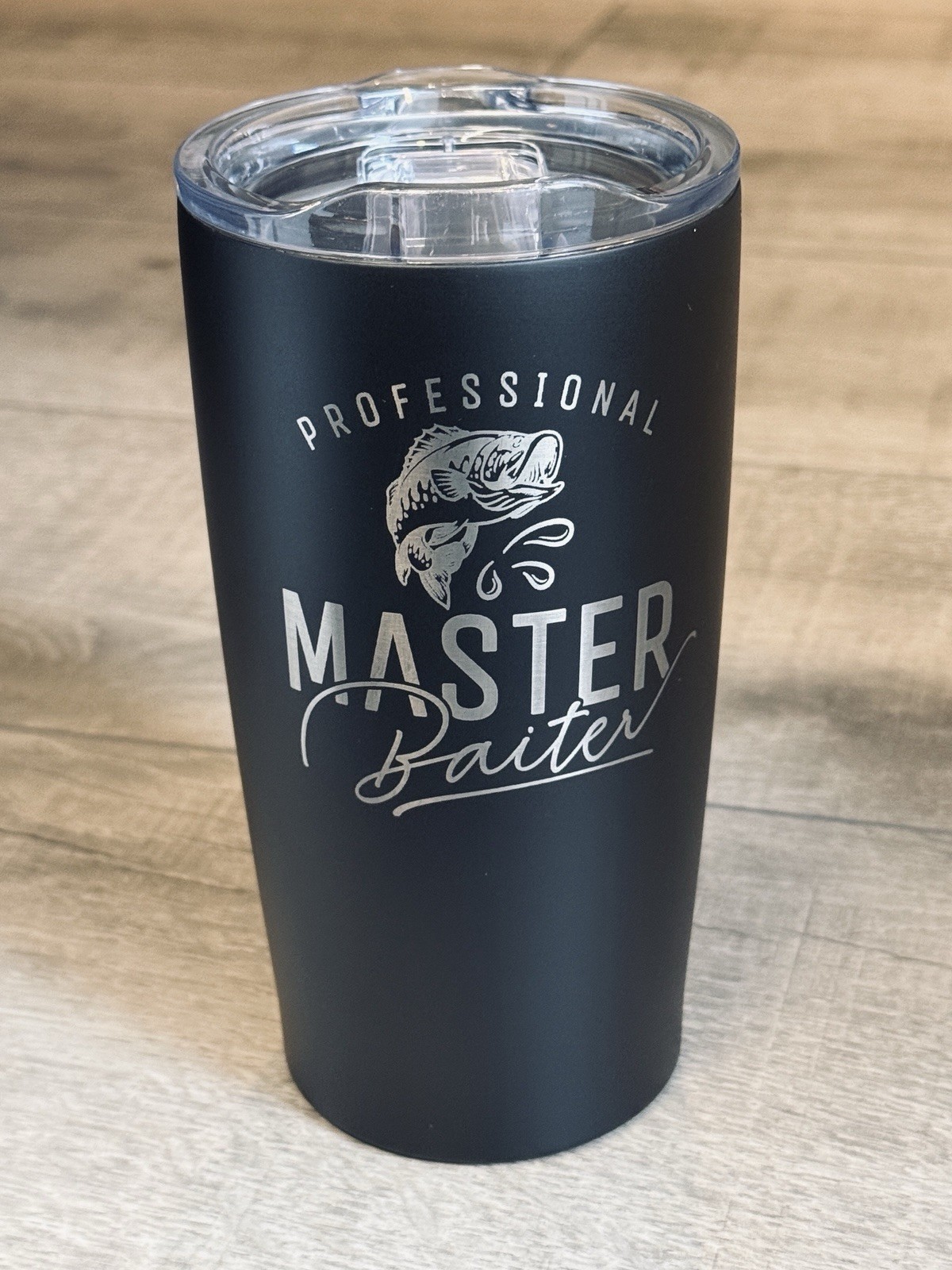 Master Baiter Novelty Fishing - 530ml Stainless Steel - Tumbler / Cup New