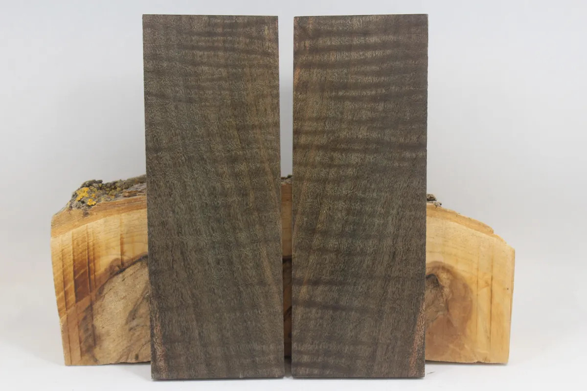STABILIZED DYED MAPLE CUSTOM KNIFE HANDLE MATERIAL BLANK SCALES (5793)