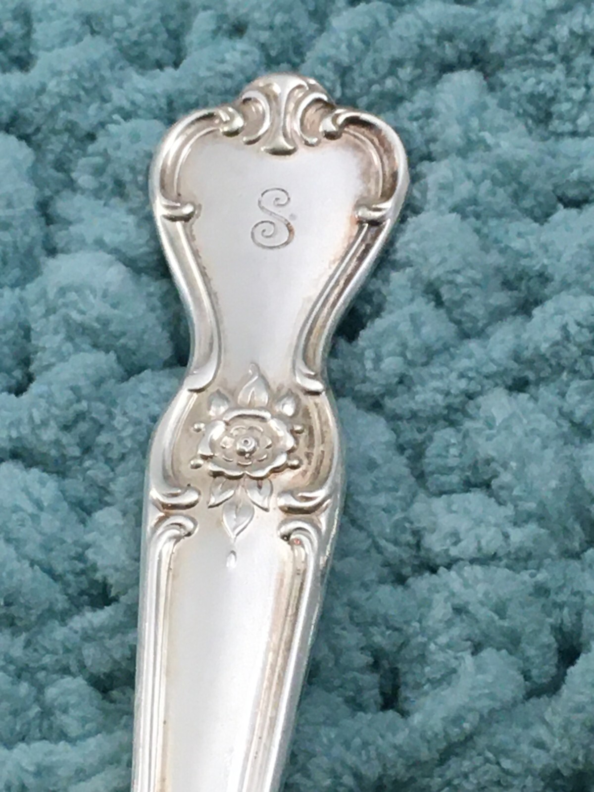 International SIGNATURE 1950 Monogram S Serving Spoons,Casserole Spoon,Sugar