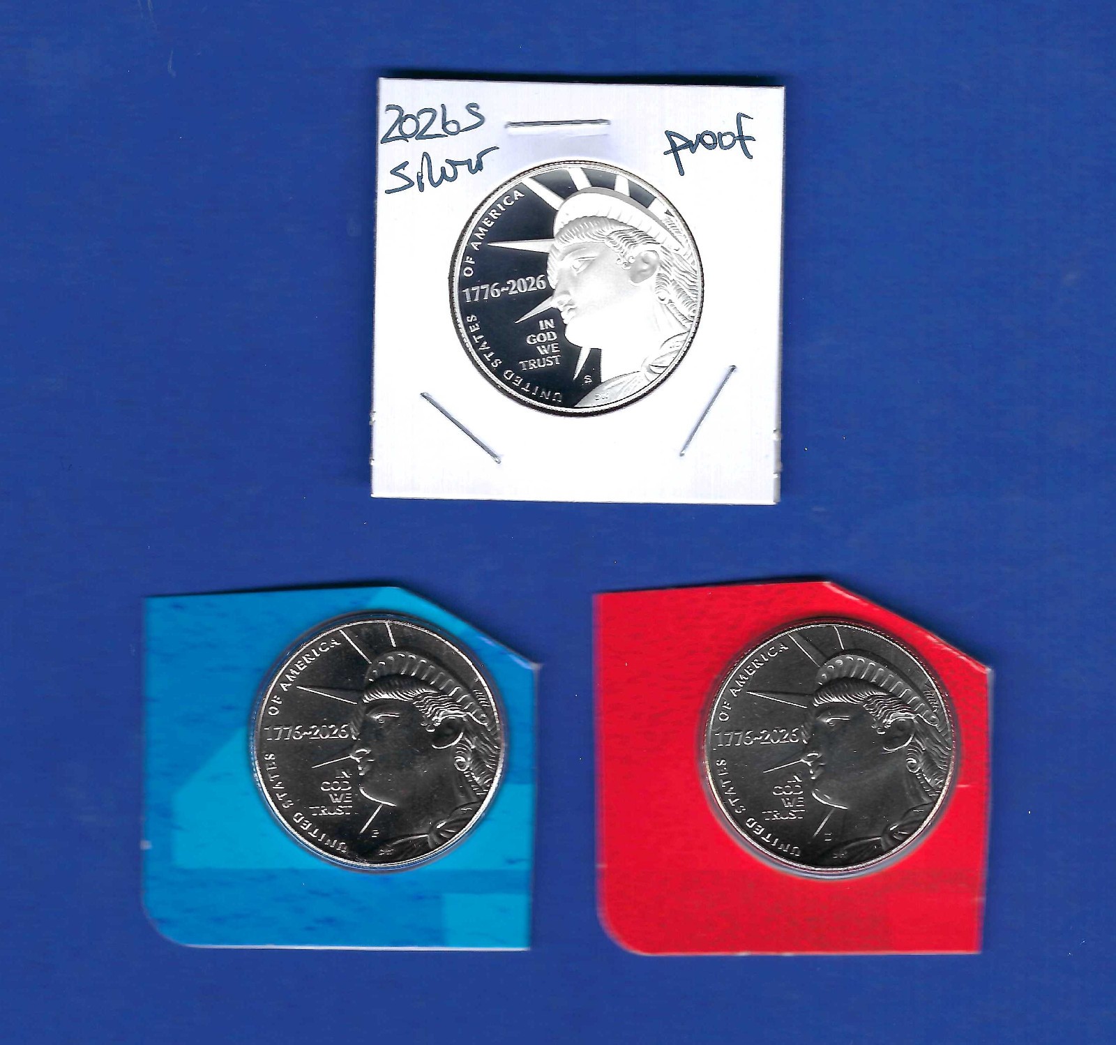 2026 PD plus SILVER Proof LIBERTY Half Dollar - (KENNEDY) IN STOCK-