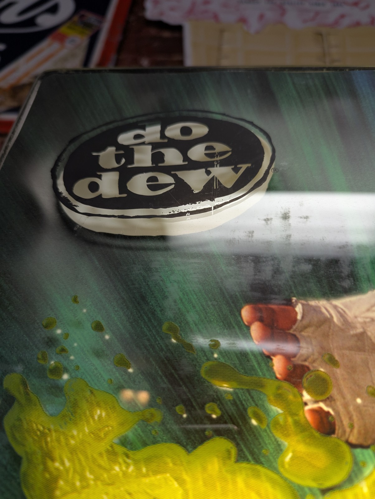 Vintage Mountain Dew "Do The Dew" 28x17.5 Light-Up Plastic Advertising Clock