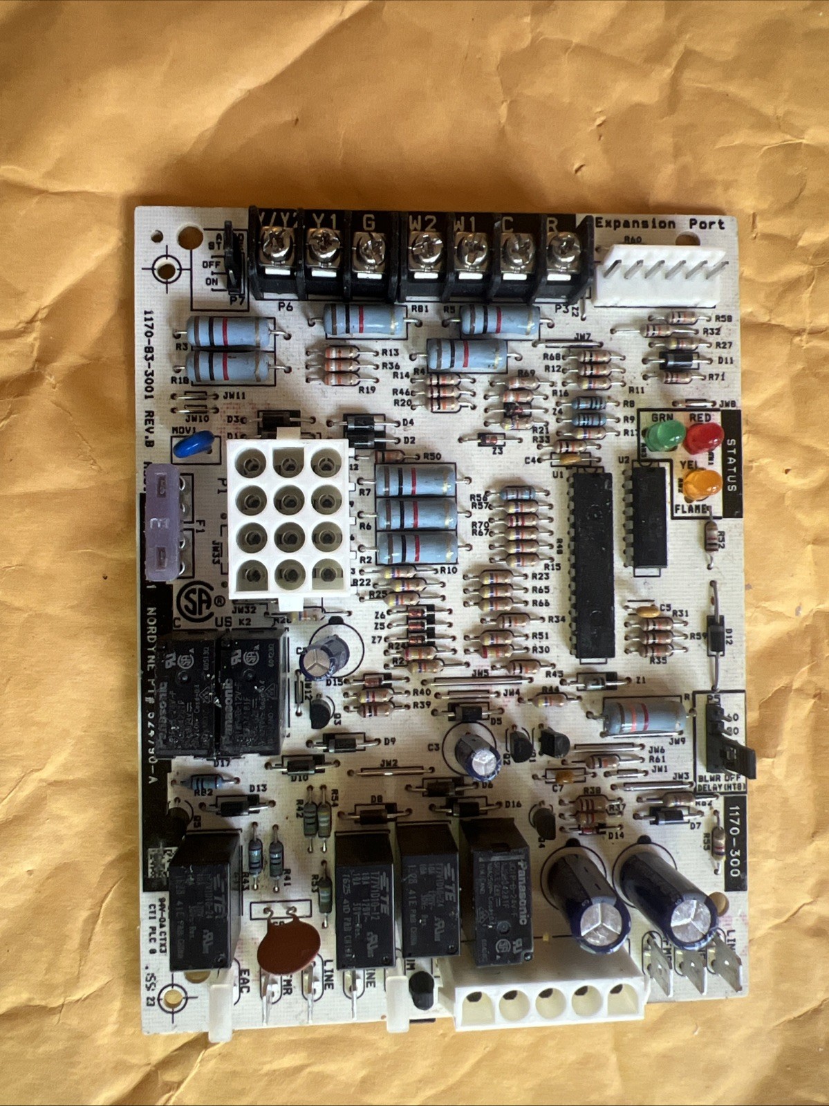 SHIP SAME DAY Nordyne Intertherm Miller OEM Control Board 624790-A 1170-83-3001