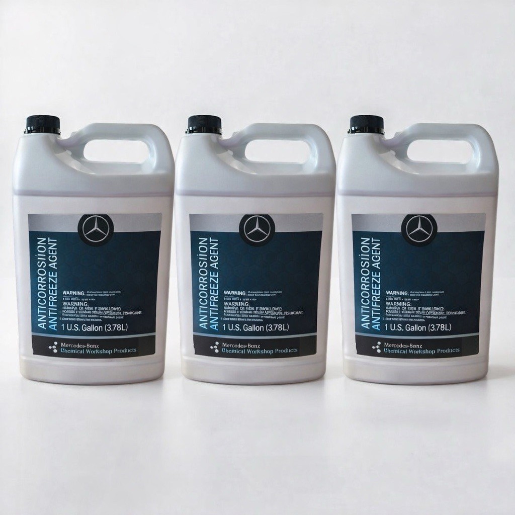 3X MB 325.6 G40 Anti-Freeze 1 Gallon Basf Mercedes-Benz (000-989-71-10-09-0109)