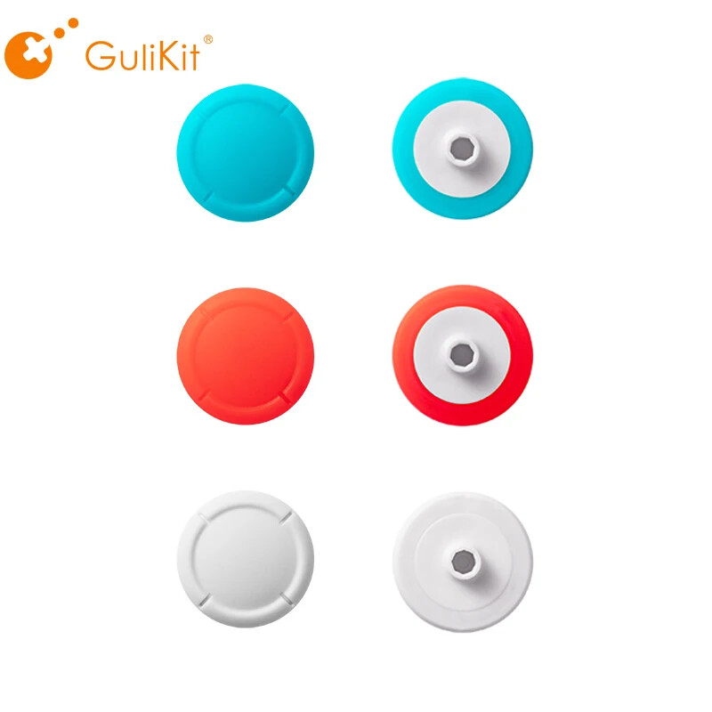 GuliKit NS42 Hall Joystick Replacement Cap for JOY-CON Replace Shell 6PCS