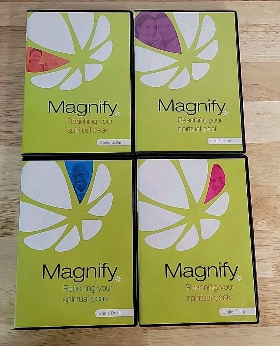 MAGNIFY Reaching Your Spiritual Peak Creflo Dollar Cds/Dvds Set Of 4