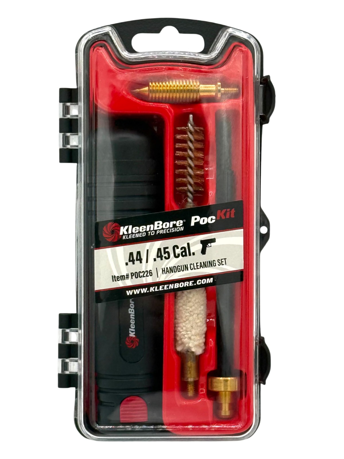 KleenBore .44 / .45 Cal Handgun Cleaning Kit Compact #8-32 Thread