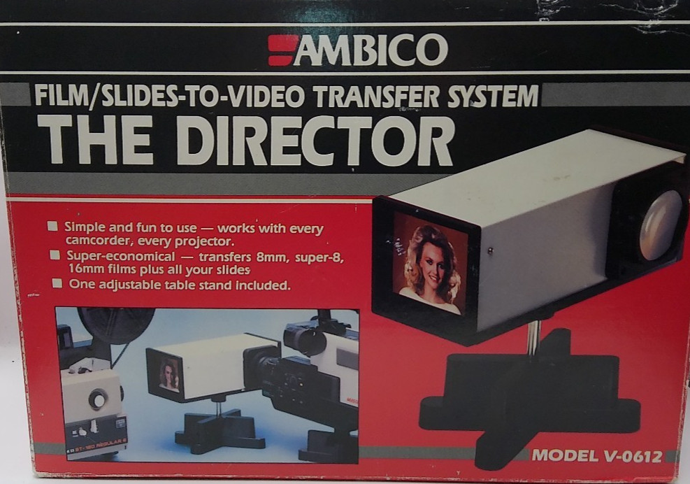 Ambico Film/Slides-To-Video Transfer System THE DIRECTOR