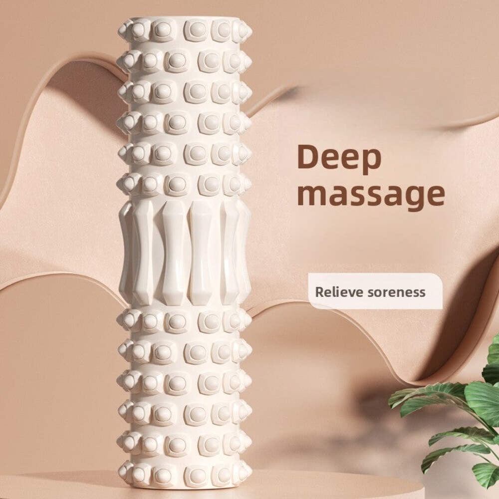 Crescent Wave Foam Roller - Deep Tissue Muscle Massage & Back Pain Relief 30/45c