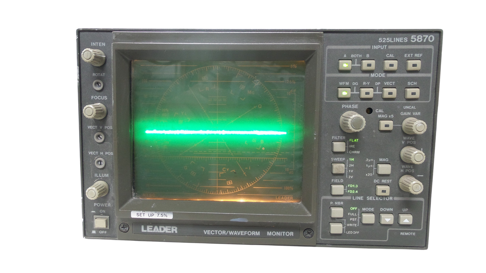Leader Vector/Waveform Monitor 525Lines 5870 - Free Shipping