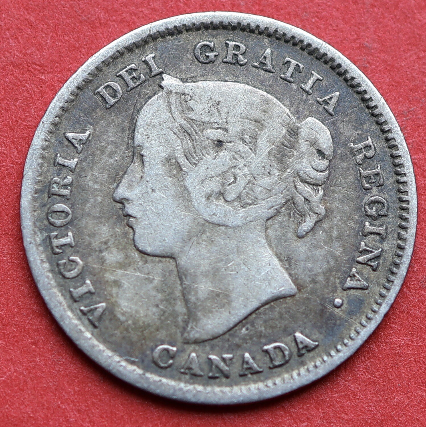 1893 Canada 5 Cents - F/VF - Lot#10830