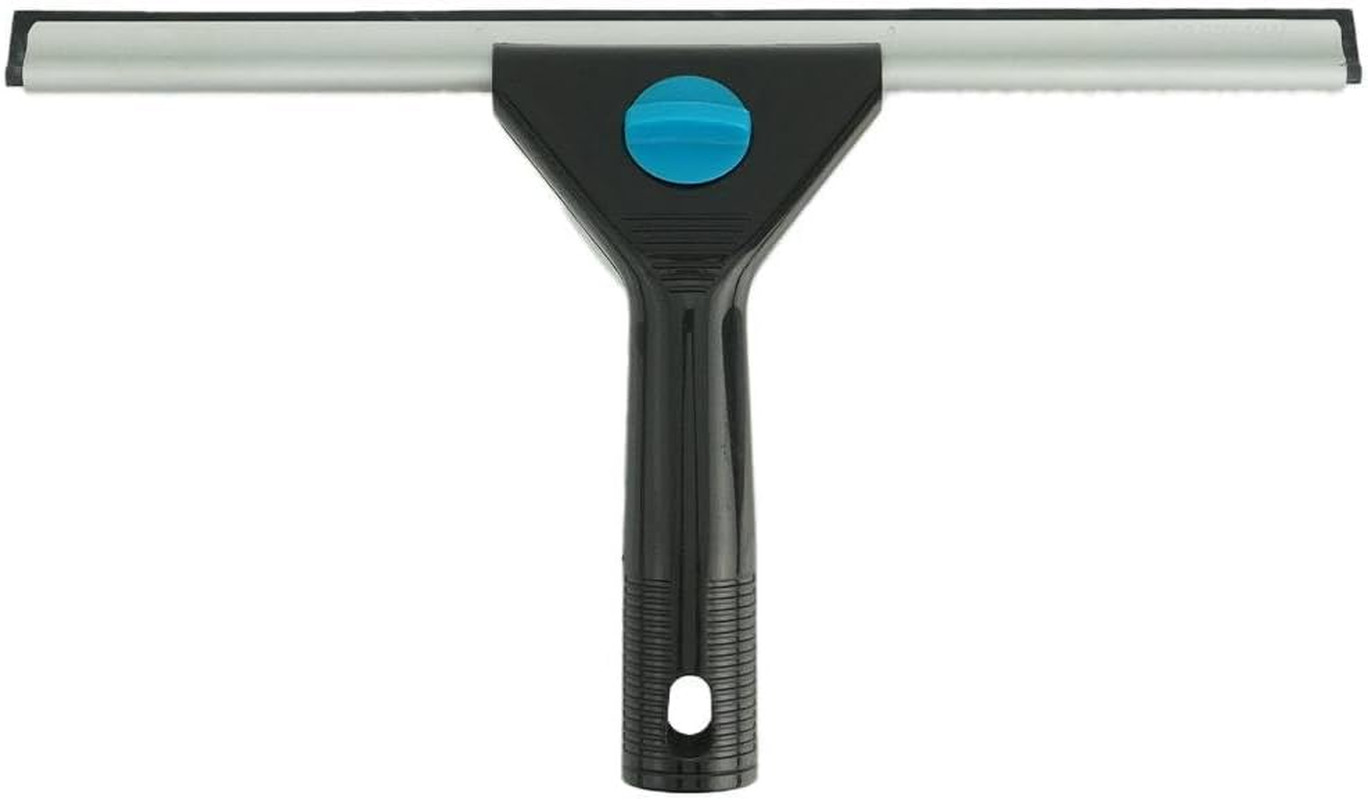 12 Inch All Purpose Window Squeegee - Lightweight Durable Plastic Handle -Alumin