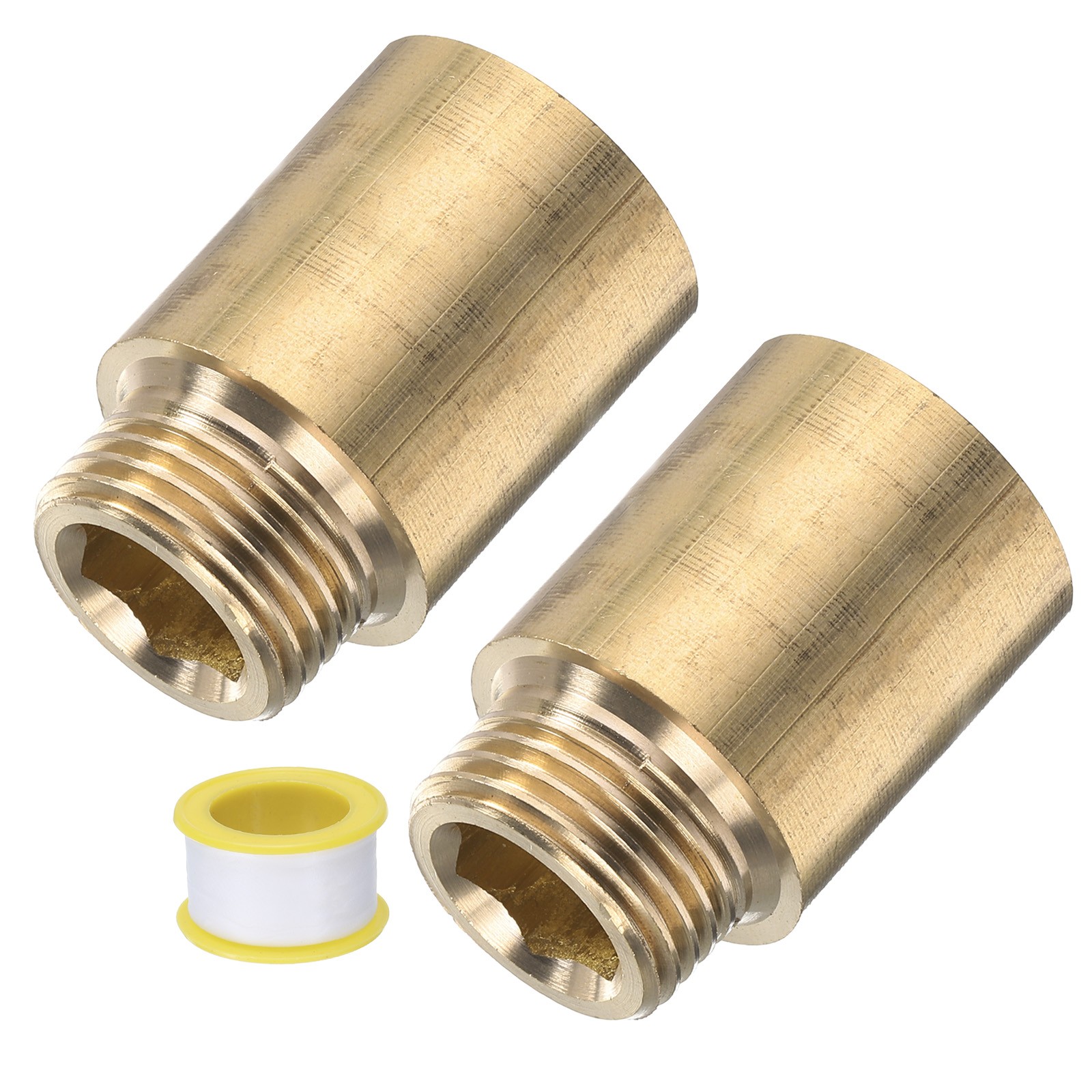 2Pcs Shower Head Extension Arm 40mm Length Brass Shower Head Extender