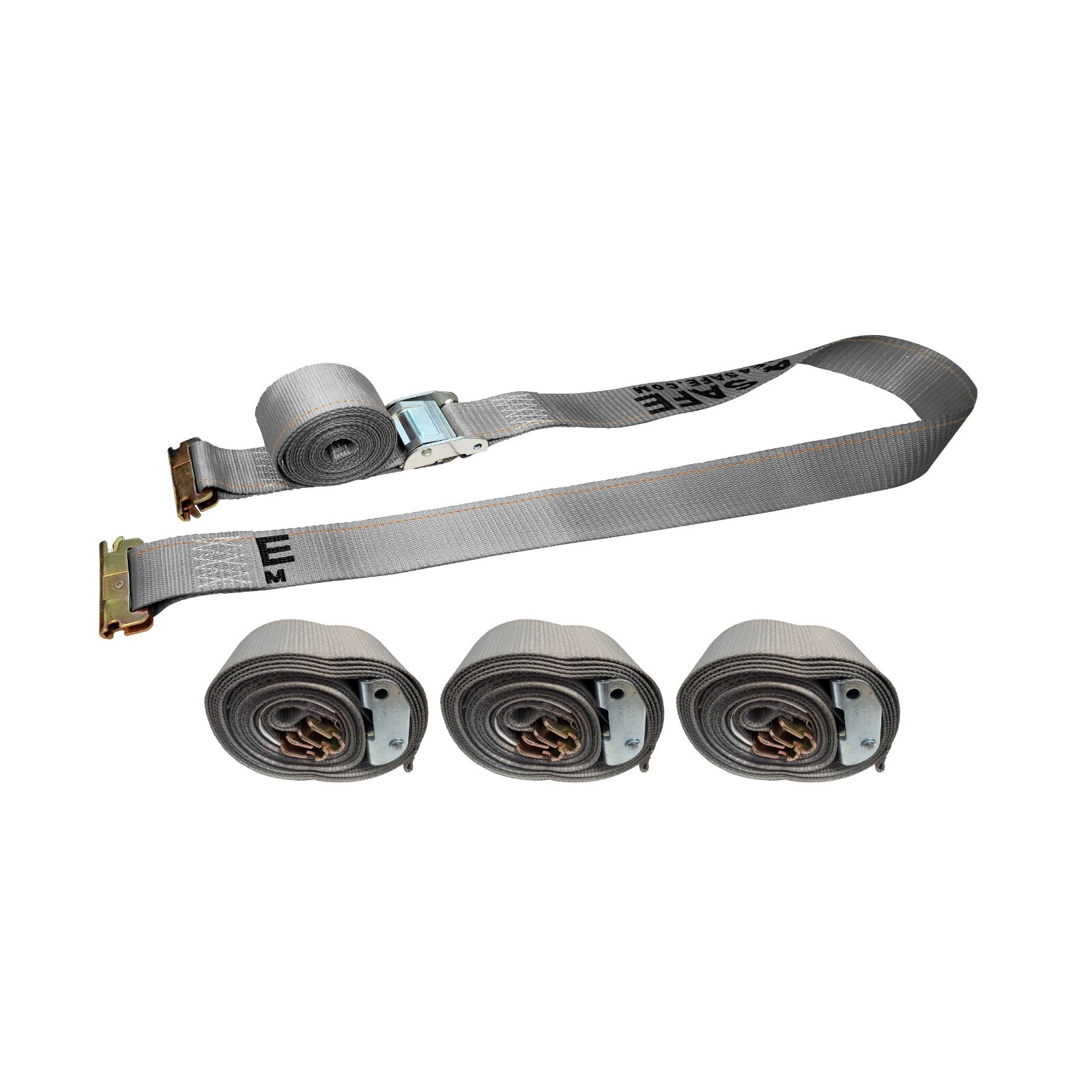 4 Pack 2" x 16' E-Track Cam Buckle Strap Truck Trailer Enclosed Cargo Tie Down