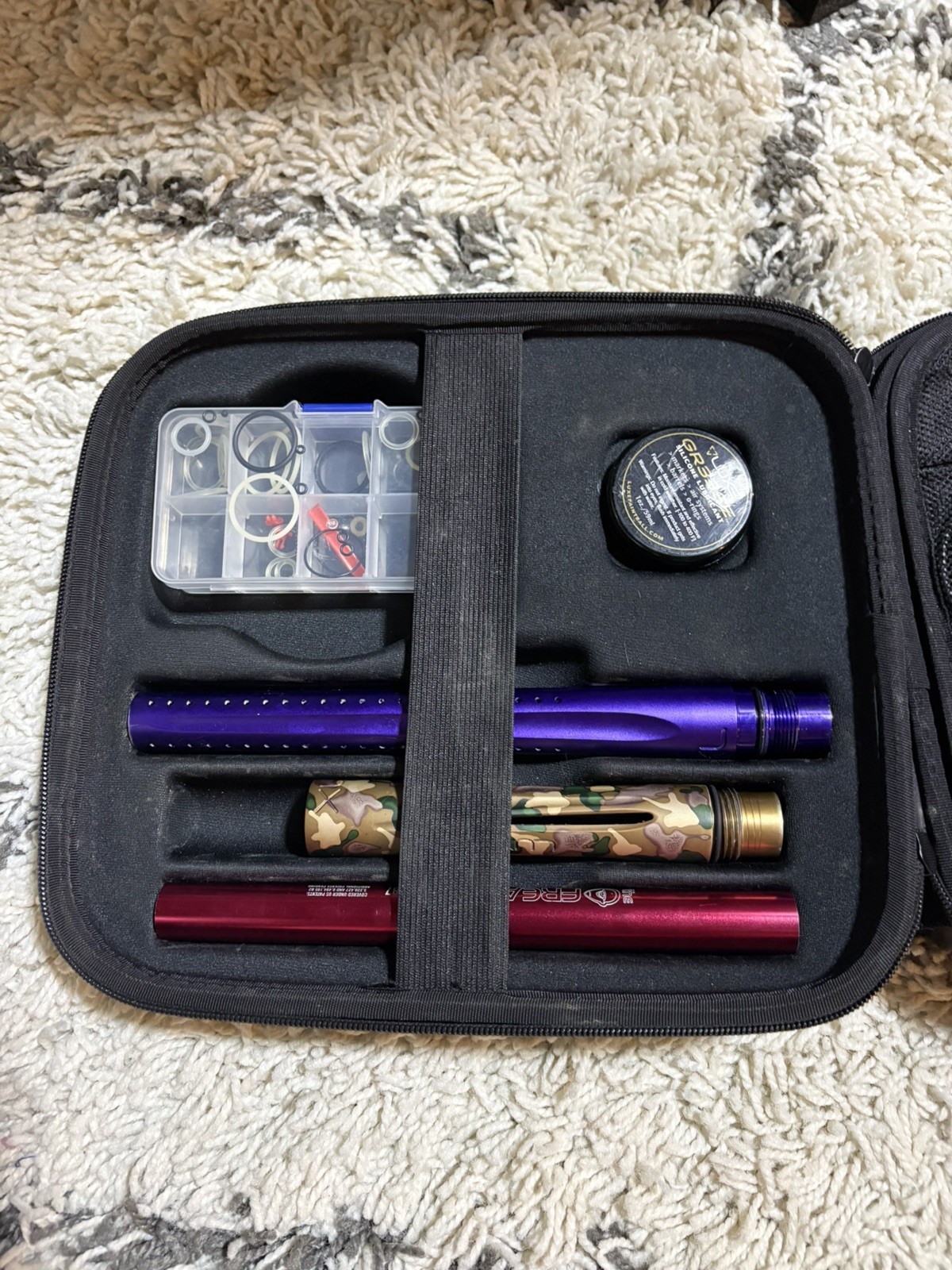 DLX Luxe X Paintball Gun Marker - Camo/purple SD Aftermath