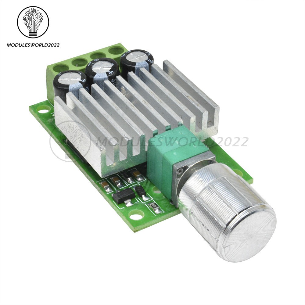 DC 6V 12V 24V 30V 10A DC Motor Speed Controller PWM Controller Board DC12V-30V