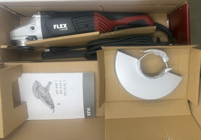 FLEX L 21-8 180-15A 7" Angle grinder Tool Only-L21-8180120V