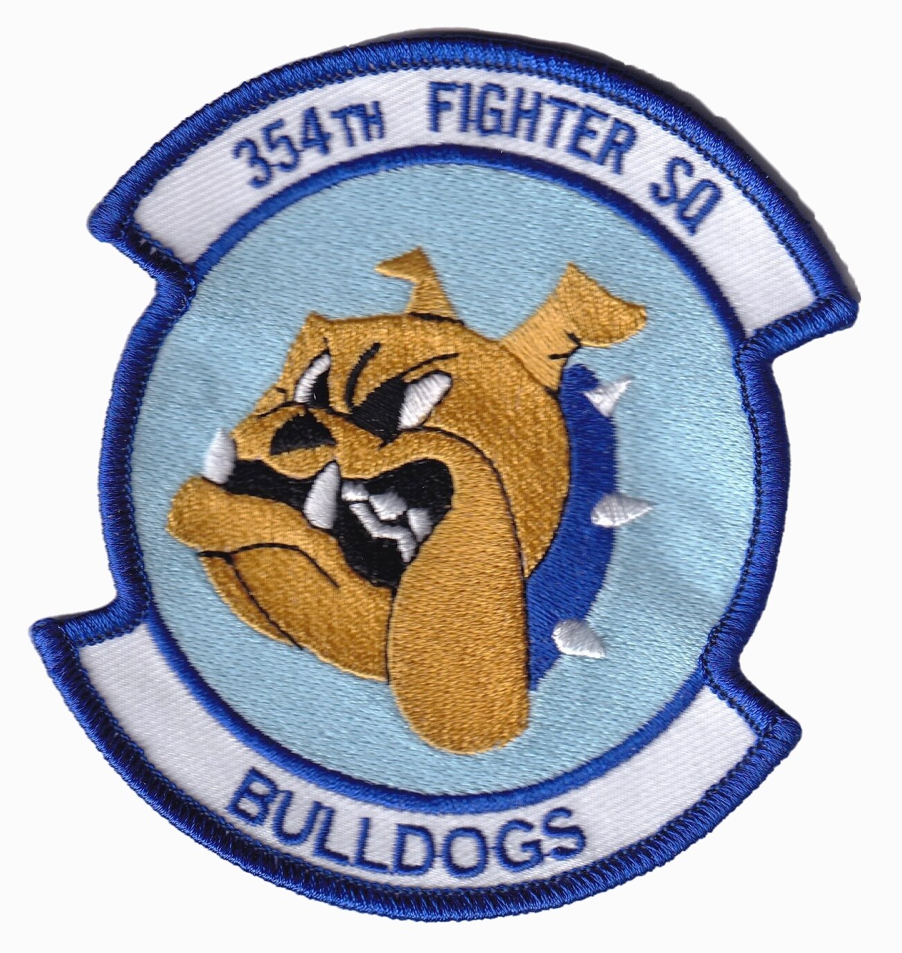 354th Fighter Squadron Patch - With Hook and Loop, 4"