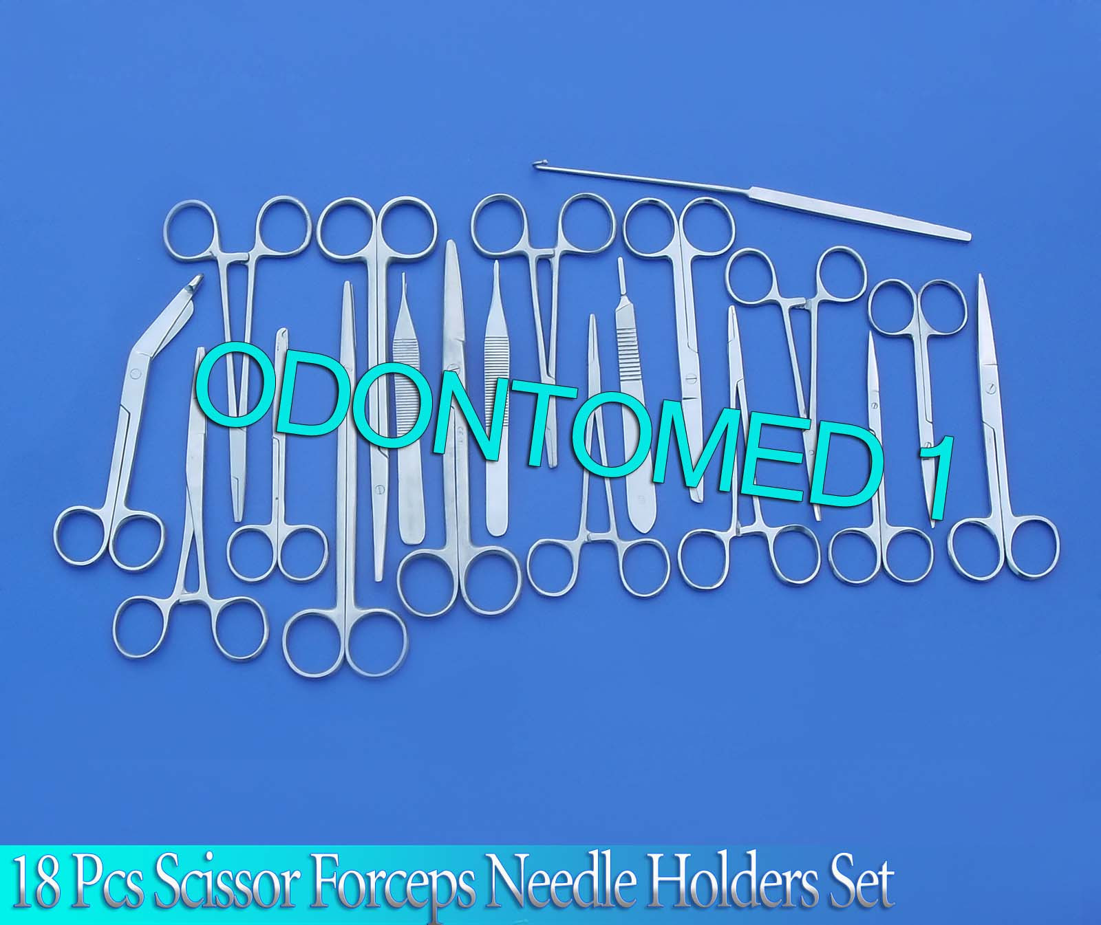 18 P O.R GRADE SURGICAL VETERINARY SCISSORS FORCEPS HEMOSTATS NEEDLE HOLDER