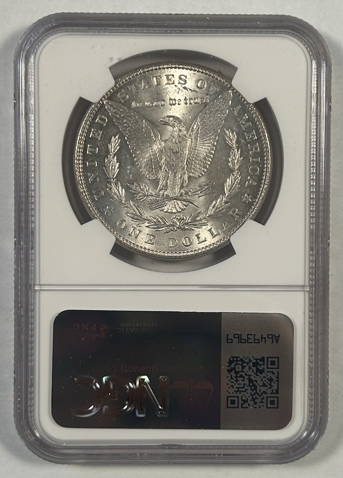 1885 Morgan Silver $1 Dollar Coin NGC MS 63