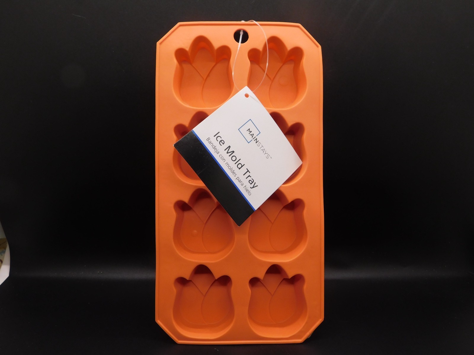 Mainstays Ice Mold Tray Tulips 8 cavities