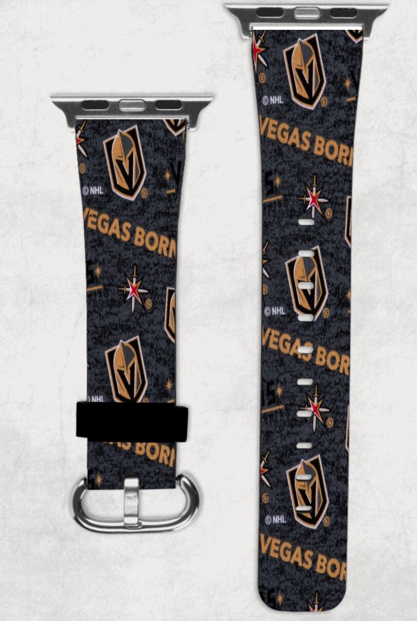 Las Vegas Golden Knights Apple Watch Band NEW 38/40/41 & 42/44/45 NHL Hockey