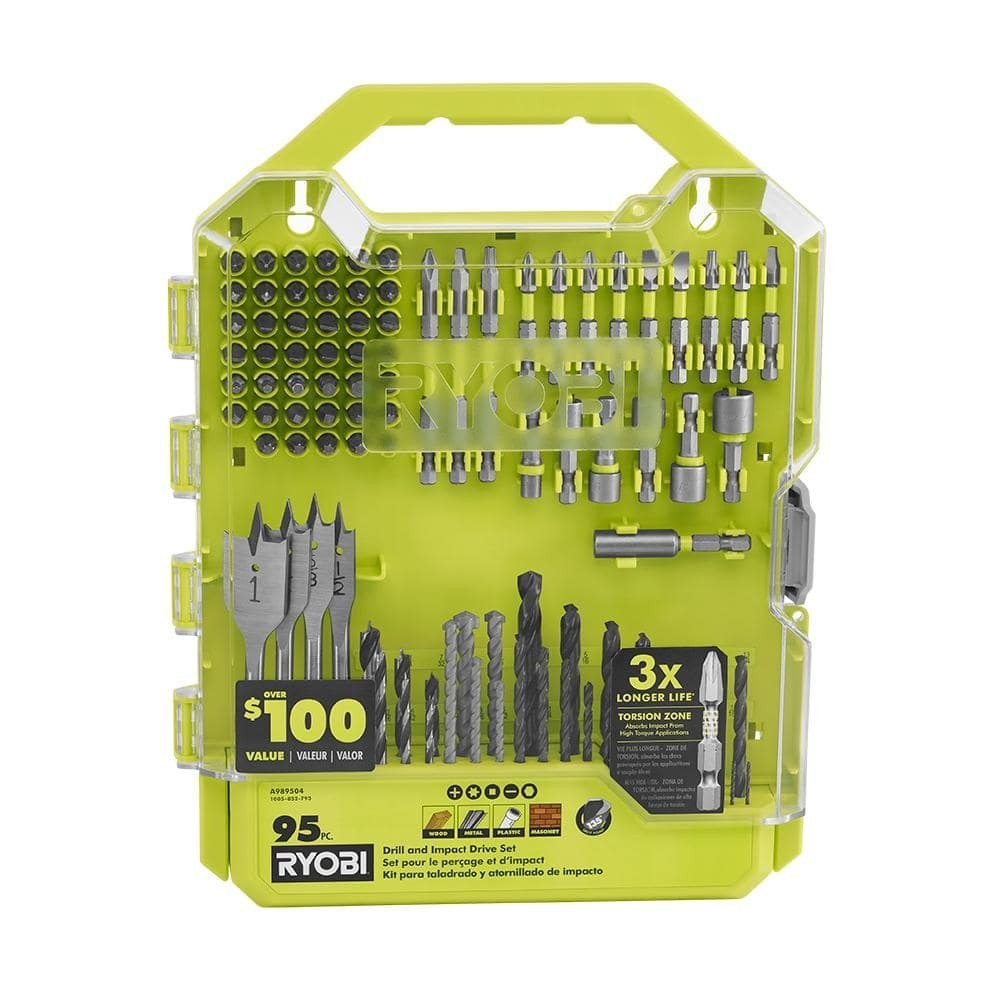 RYOBI 95-Piece Drill and Impact Drive Kit