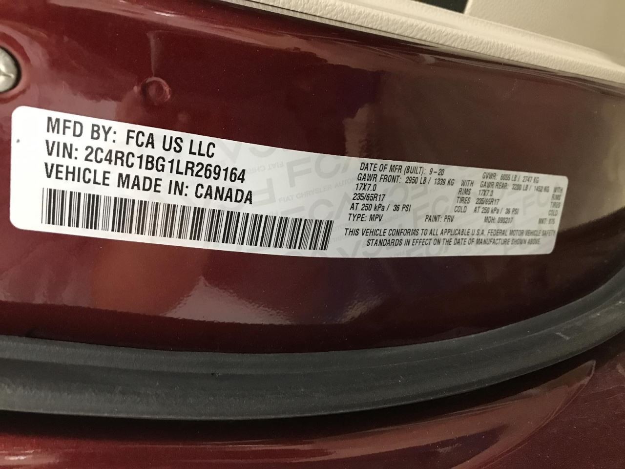 Speedometer MPH 3.5" Screen Fits 20 PACIFICA 955070