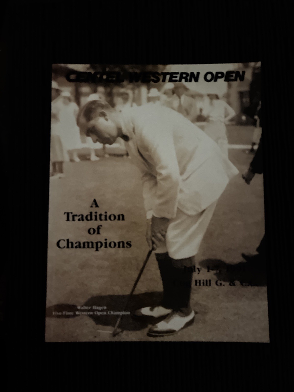 Vintage Golf 1991 Official Souvenir Magazine Centel Western Open