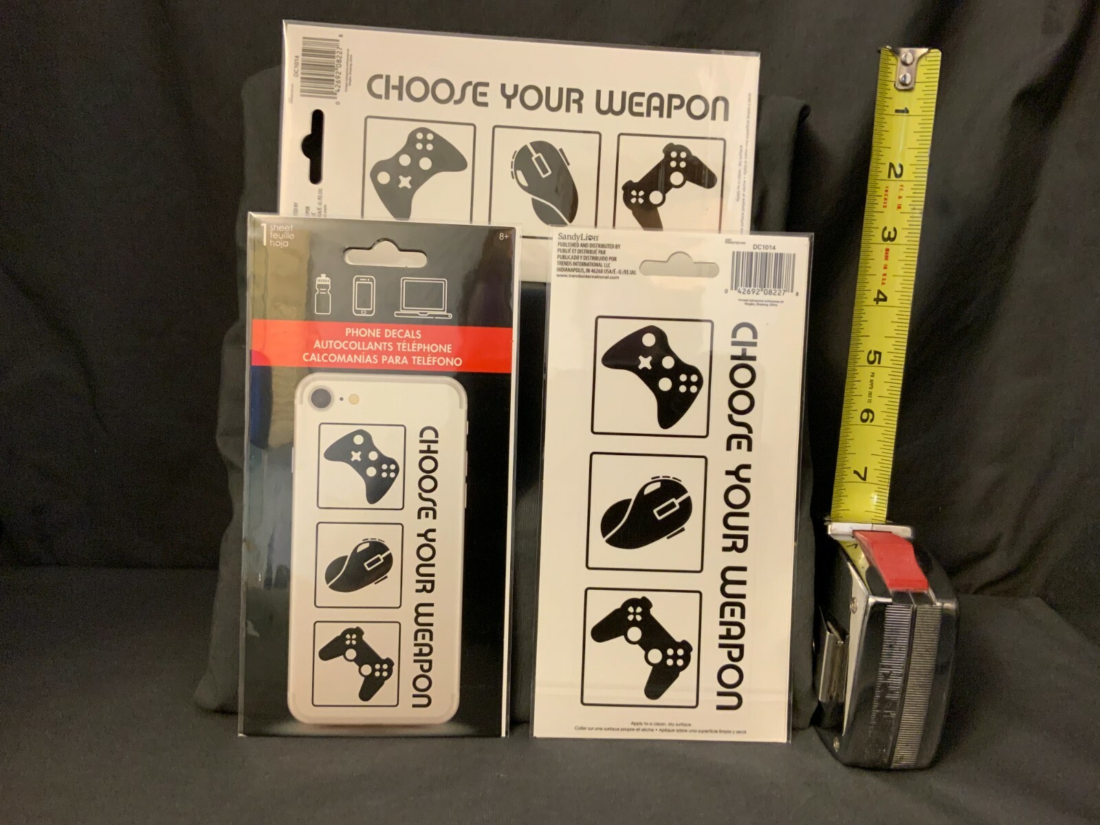 Phone Computer Wall Decal Sticker CHOOSE YOUR WEAPON Free Shipping Video Game