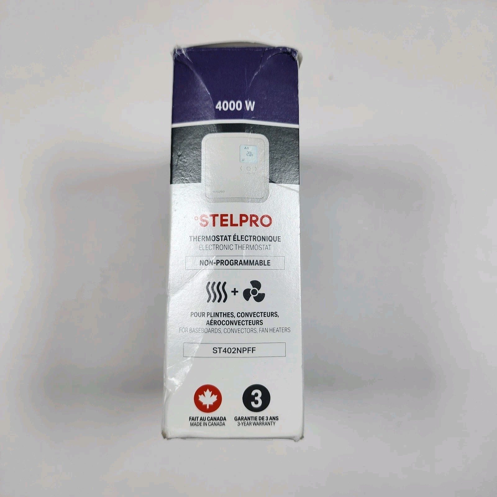 Stelpro Non-Programmable Electronic Thermostat for Baseboards and Convectors