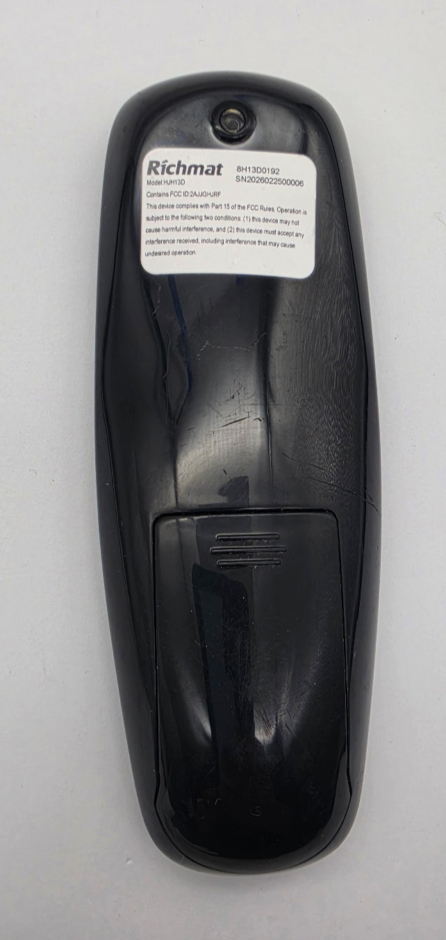 Richmat HJH13D Adjustable Bed Remote - Black