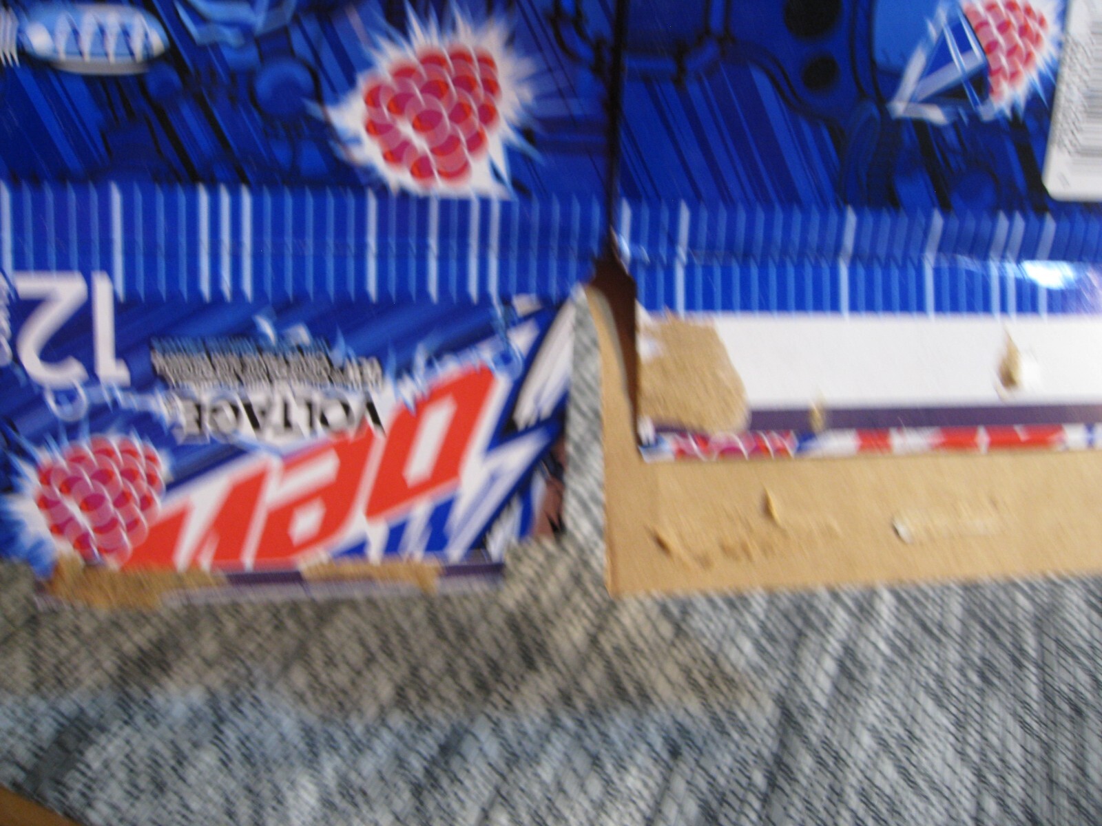 Mountain Dew EMPTY Box Carton (Opening missing) - Voltage - 2023
