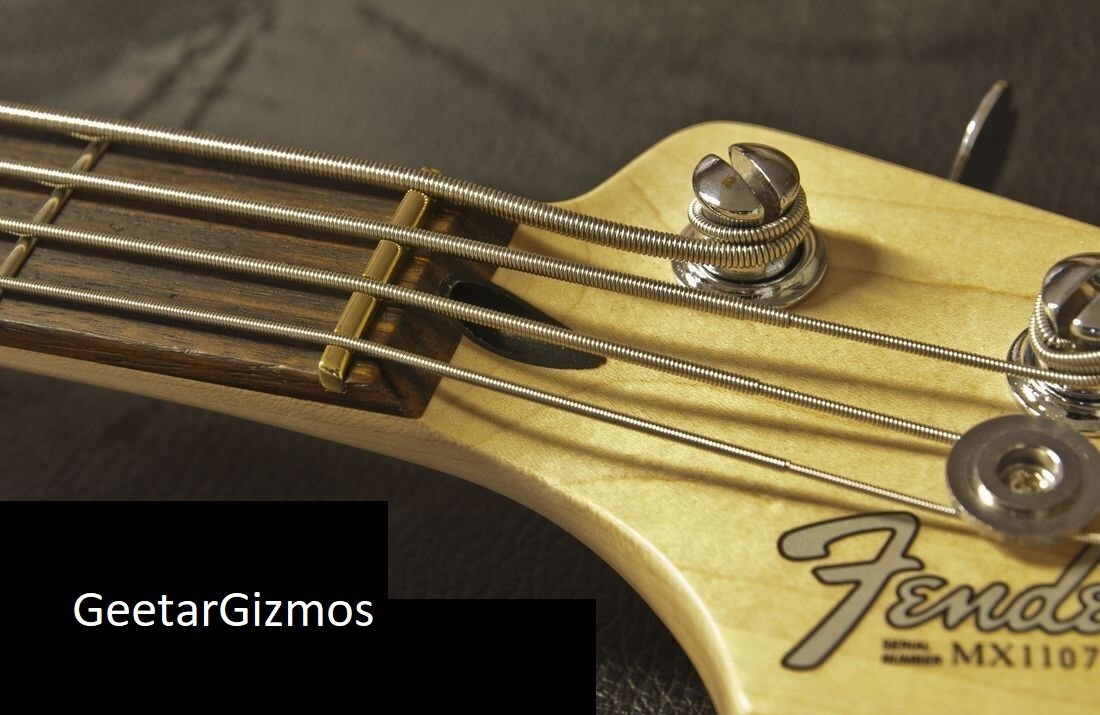 GeetarGizmos Slotted BRASS NUT made for Fender PRECISION Bass - 1 5/8" / 41mm