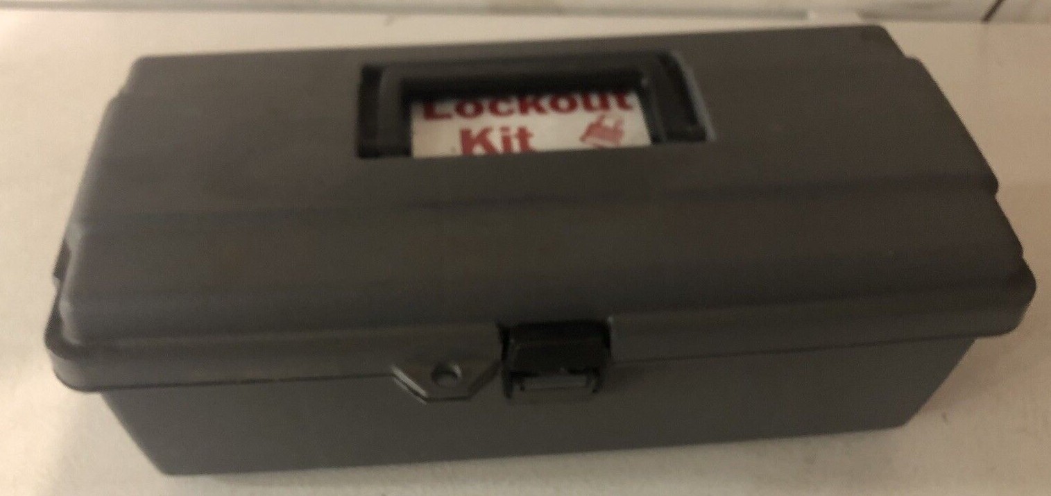 BRADY 65289 Basic Electrical Lockout Toolbox Kit Box Only-Open Box Free Shipping
