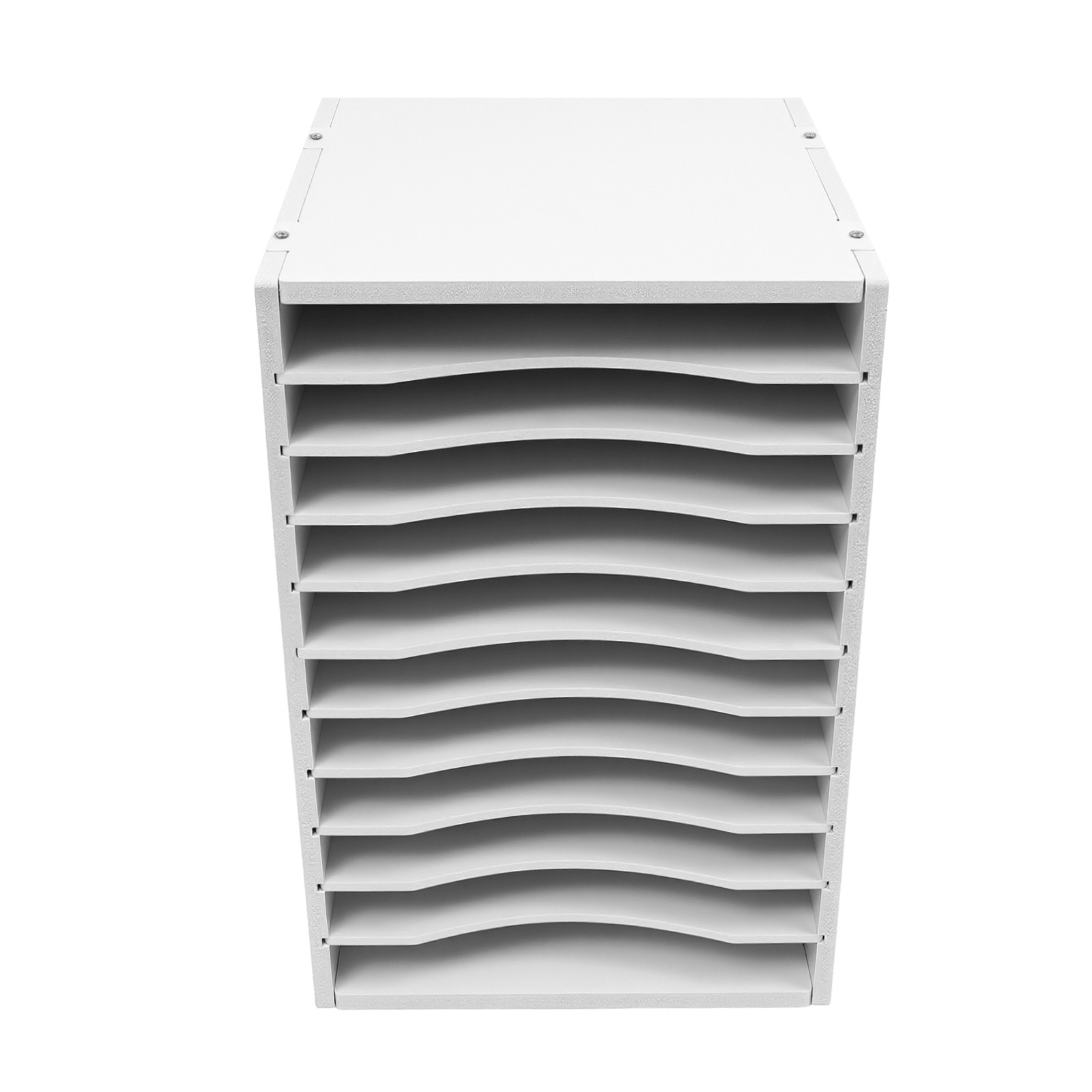 Vertical Desktop Sorter 11-Compartments Paper Storage Holder Document Organizer