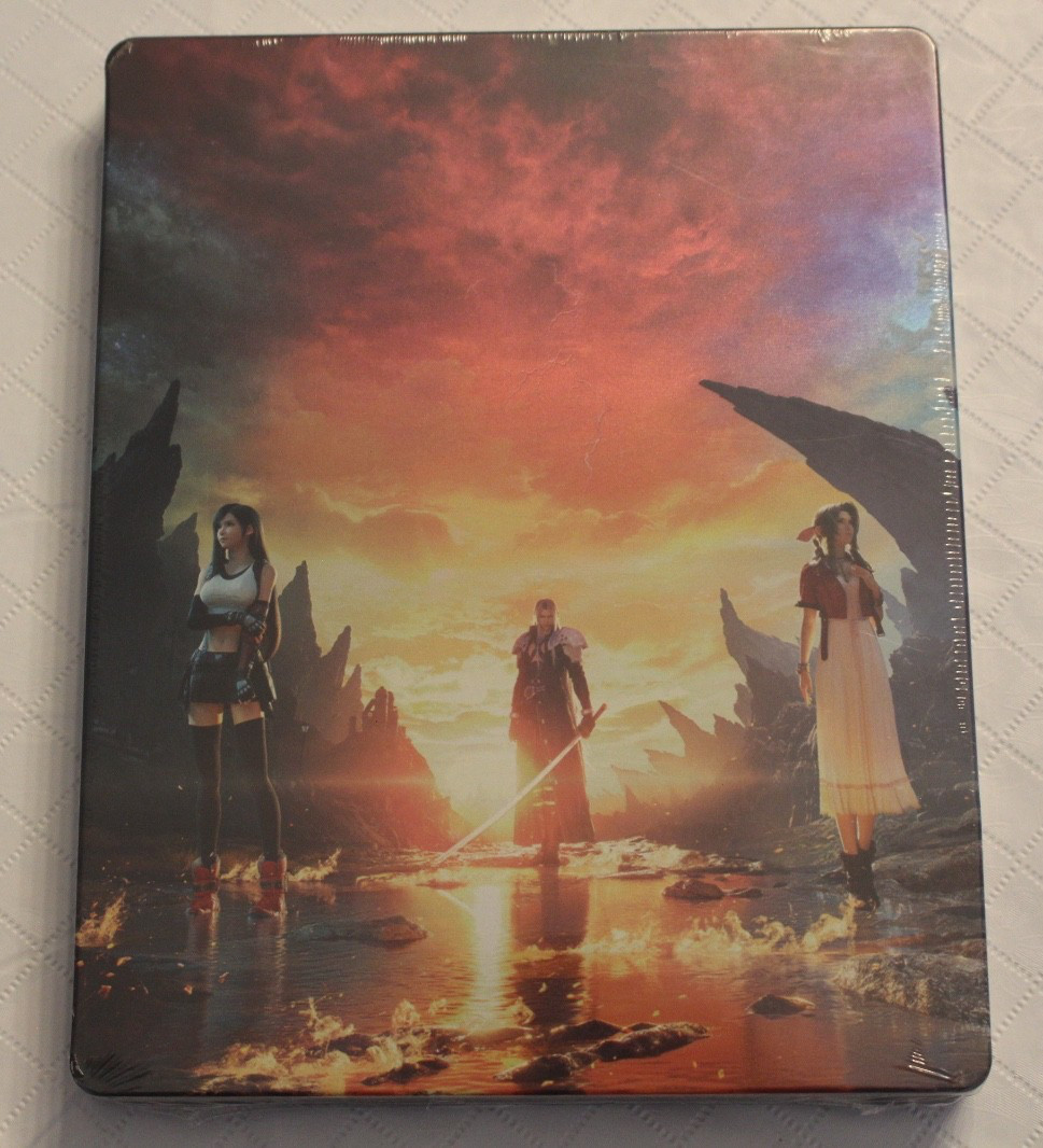 New Final Fantasy VII Rebirth Steelbook Case Only No Game - SEALED Brand New