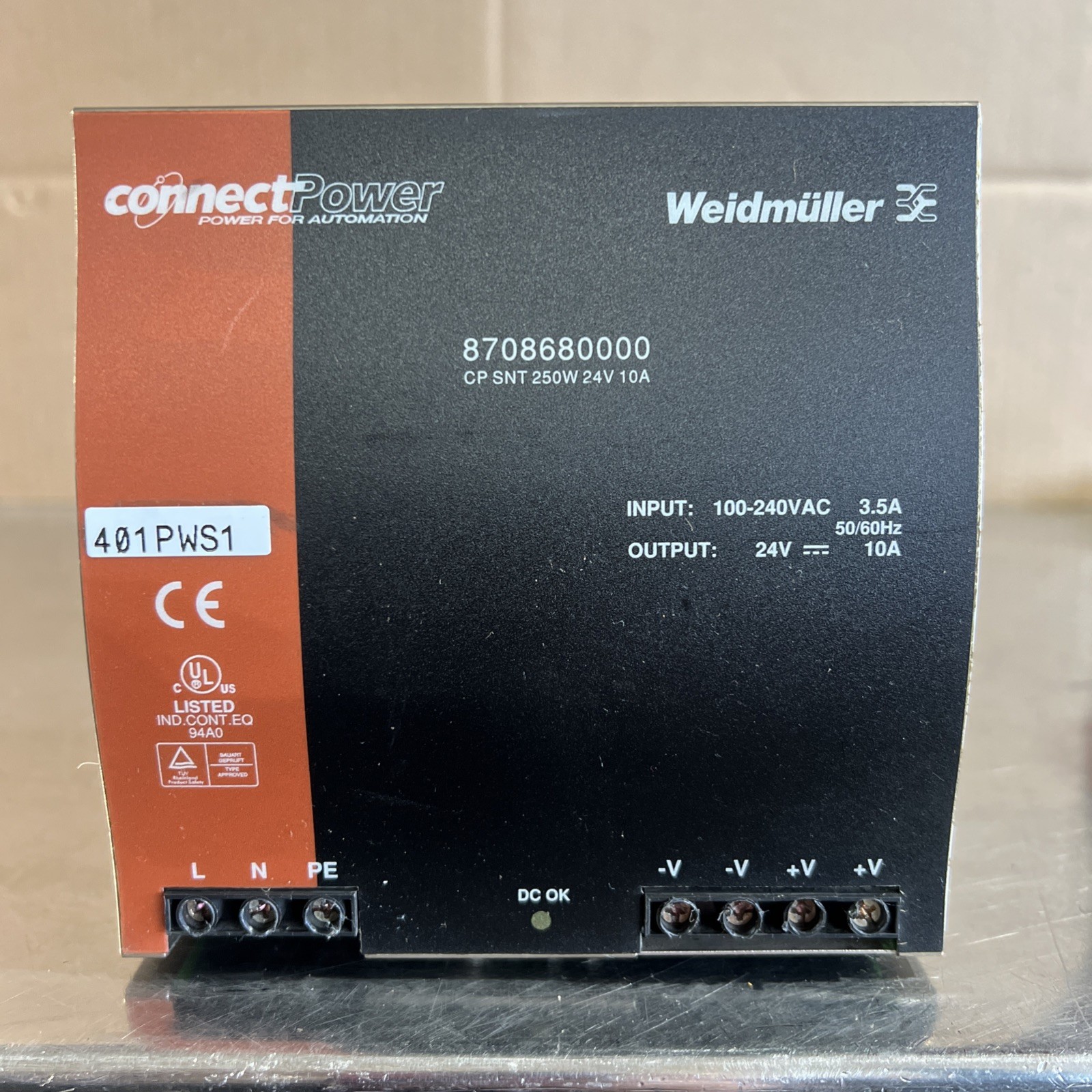 WEIDMULLER 8708680000 CONNECT POWER Nos Surplus No Original Box
