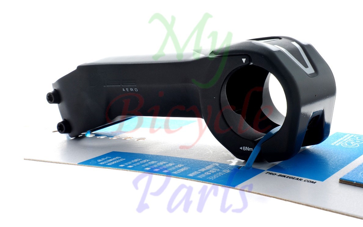 Shimano PRO VIBE Aero Alloy Road Bike Stem -17° Black 1-1/8" 31.8 x 130mm