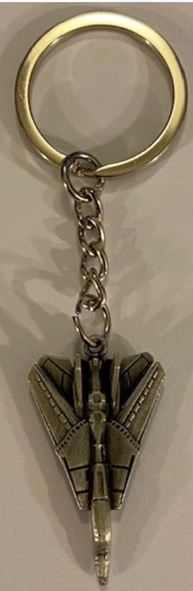 1.5" NAVY F-14 TOMCAT KEYCHAIN KEY RING
