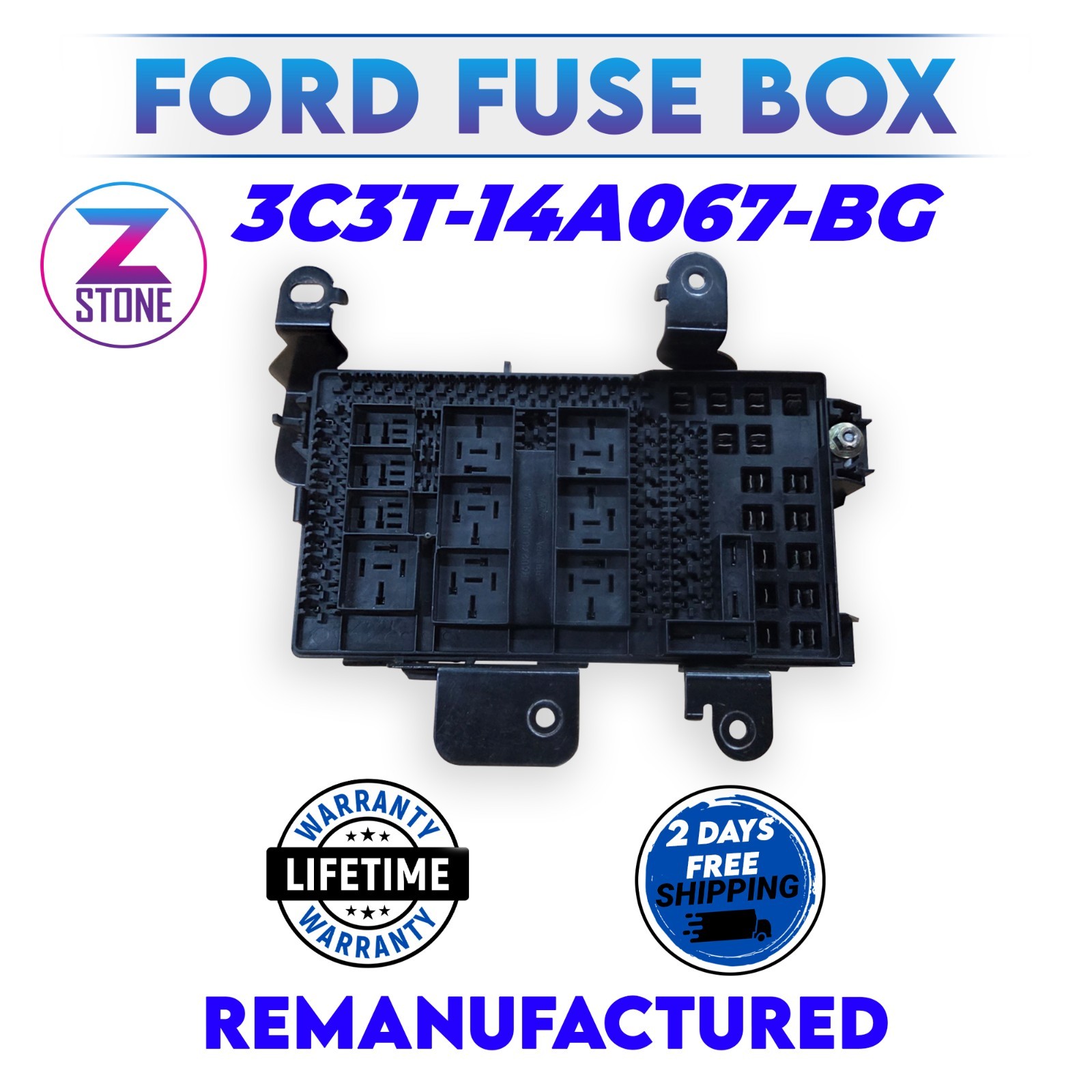 Rebuilt Ford F250 F350 Super Duty Excursion Interior Fuse Box 3C3T-14A067-BG